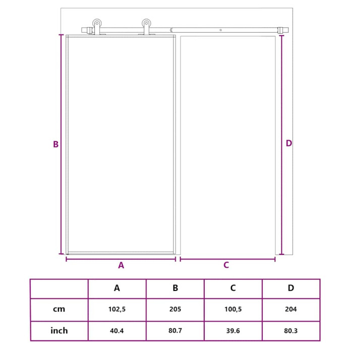 Drsna vrata zlata 102,5x205 cm prozorno ESG steklo in aluminij
